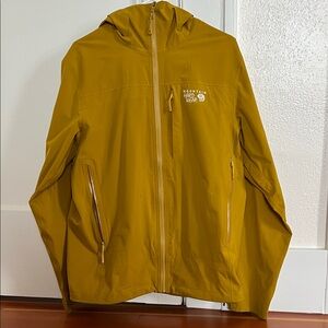 Mountain Hardwear Golden Yellow GORE-TEX Hooded Jacket